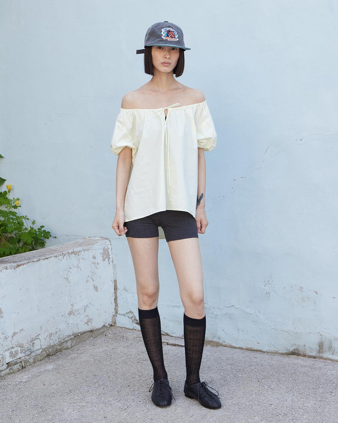 shushu blouse (lime)