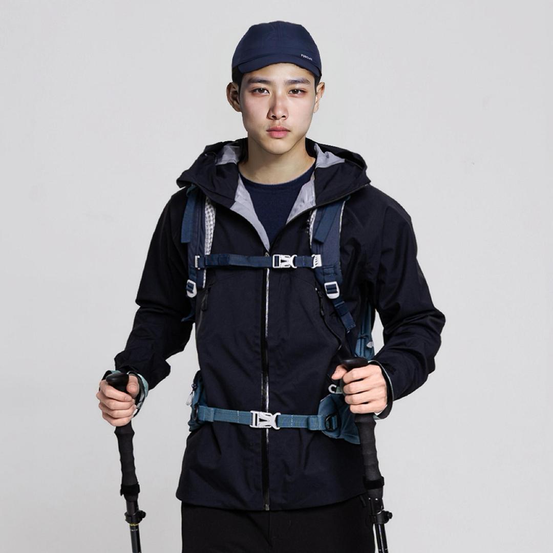 남성 경량 등산 방수 재킷 MH500