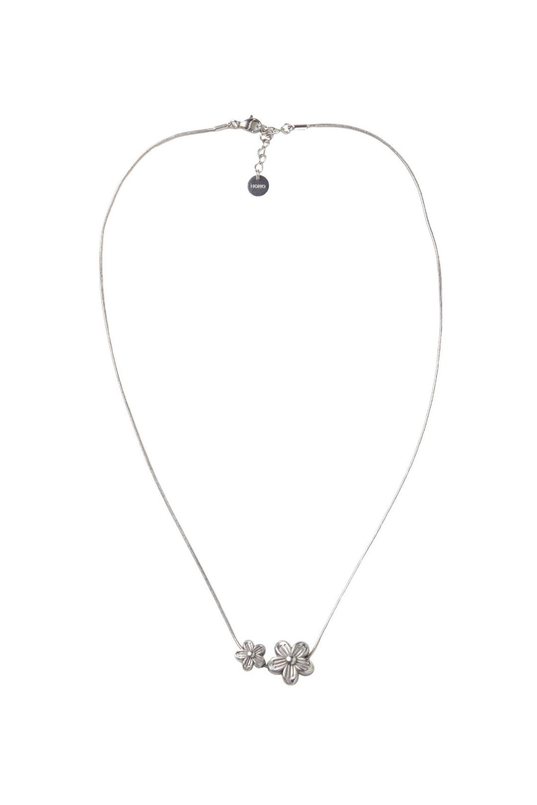 Twin Flowers Necklace