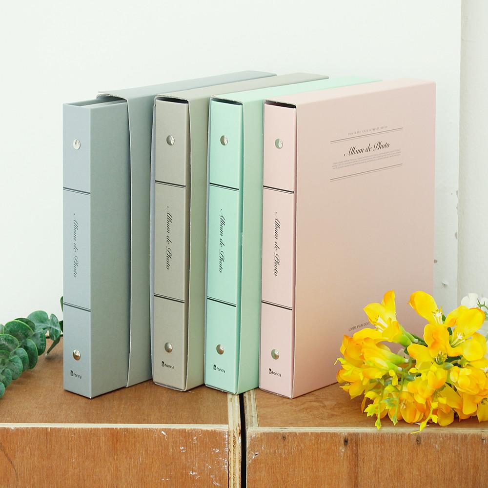 비팬시 중형 바인더 사진 앨범 (4x6 포토 아기 초음파 대용량 포토북 사진첩 스크랩북)