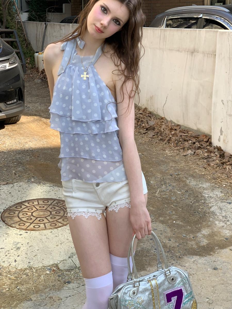 Omnivorous Universe Lace Diamond Shorts