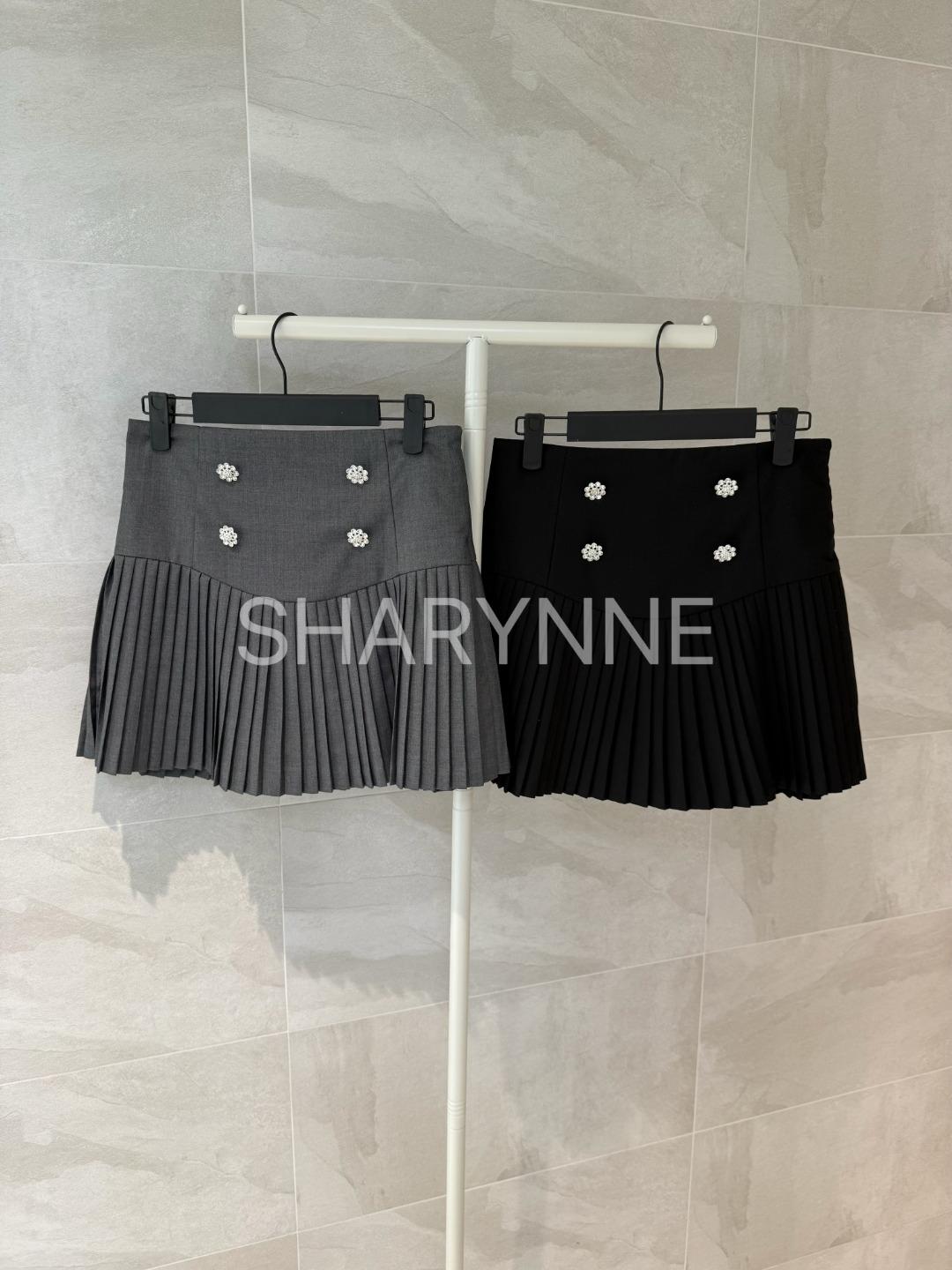 샤린느 스위티 스커트 [치마바지/4큐빅/밑플리츠]