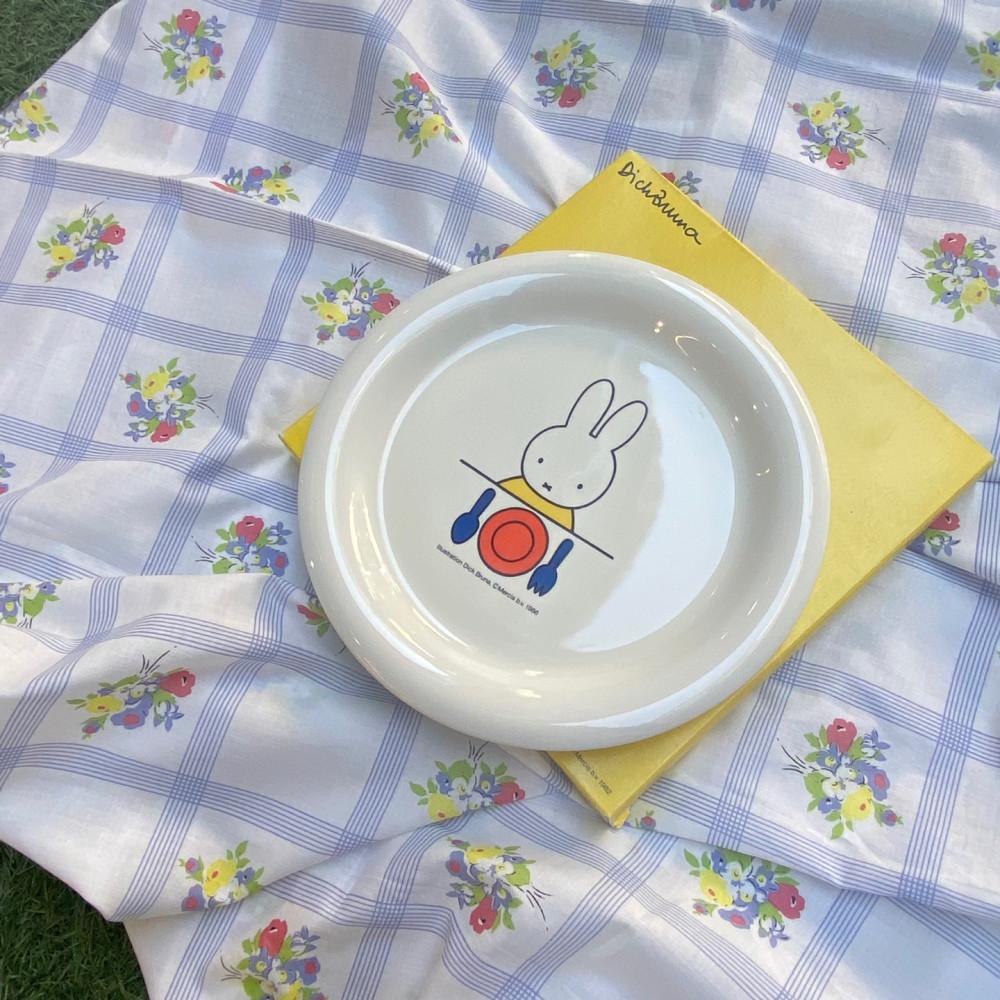 [miffy X KYOWA BANK] 미피 일러스트 플레이트 접시