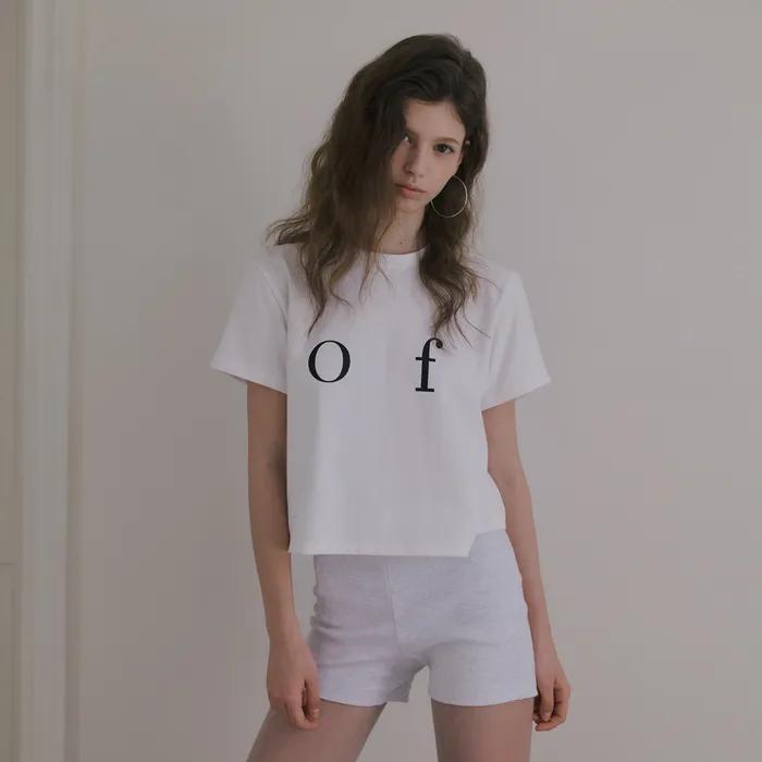 OF LOGO T-SHIRT_WHITE