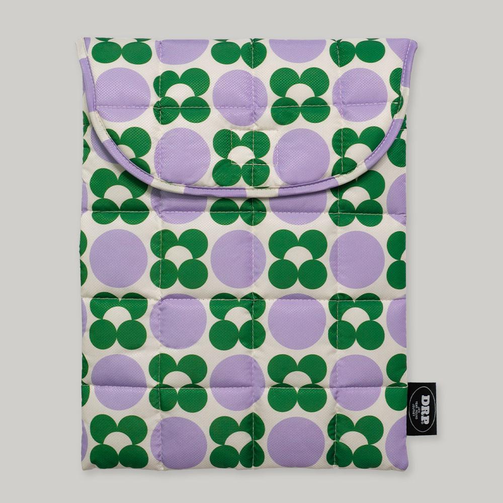 [드롭드롭드롭] IPAD 갤럭시탭 태블릿/노트북 파우치 FLOWERY MEMORY VIOLET