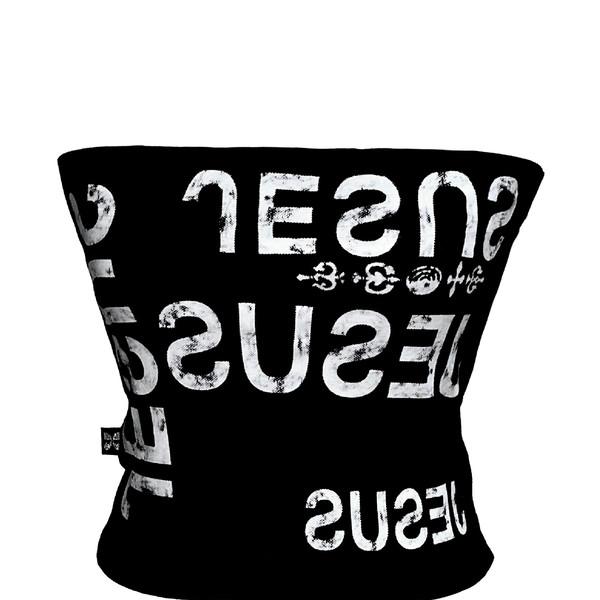 TETRIS TEXT TANK IN BLACK