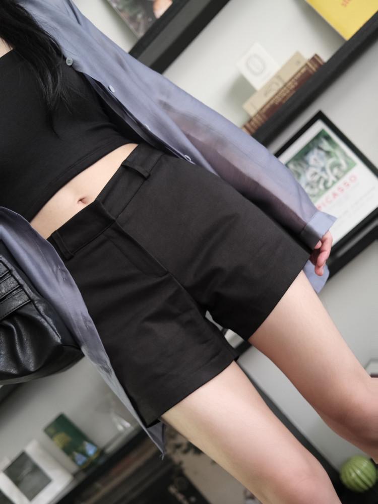 제스트 코튼 스판 3부 숏팬츠 (2 color)