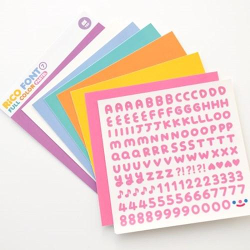 RiCO FONT FULL COLOR - PASTEL