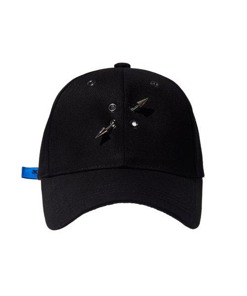 피어싱 볼캡[블랙/블루]_BNYA4HW52UBK