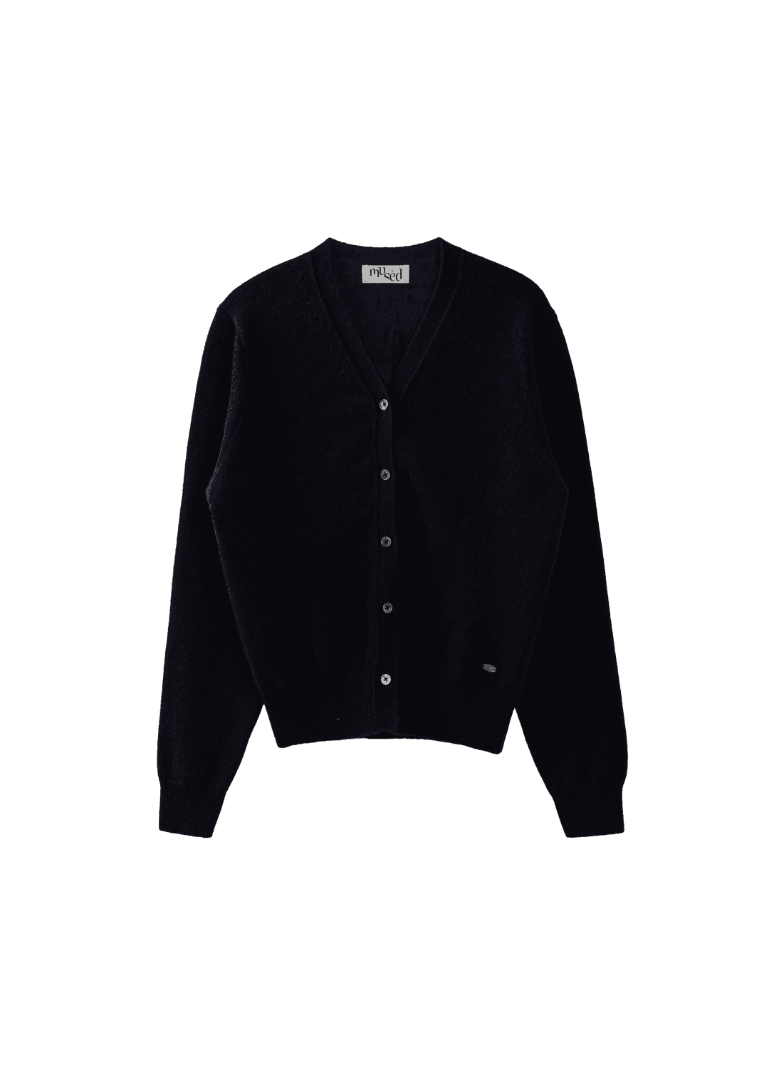 Mused Cashmere V-Neck Cardigan - Navy