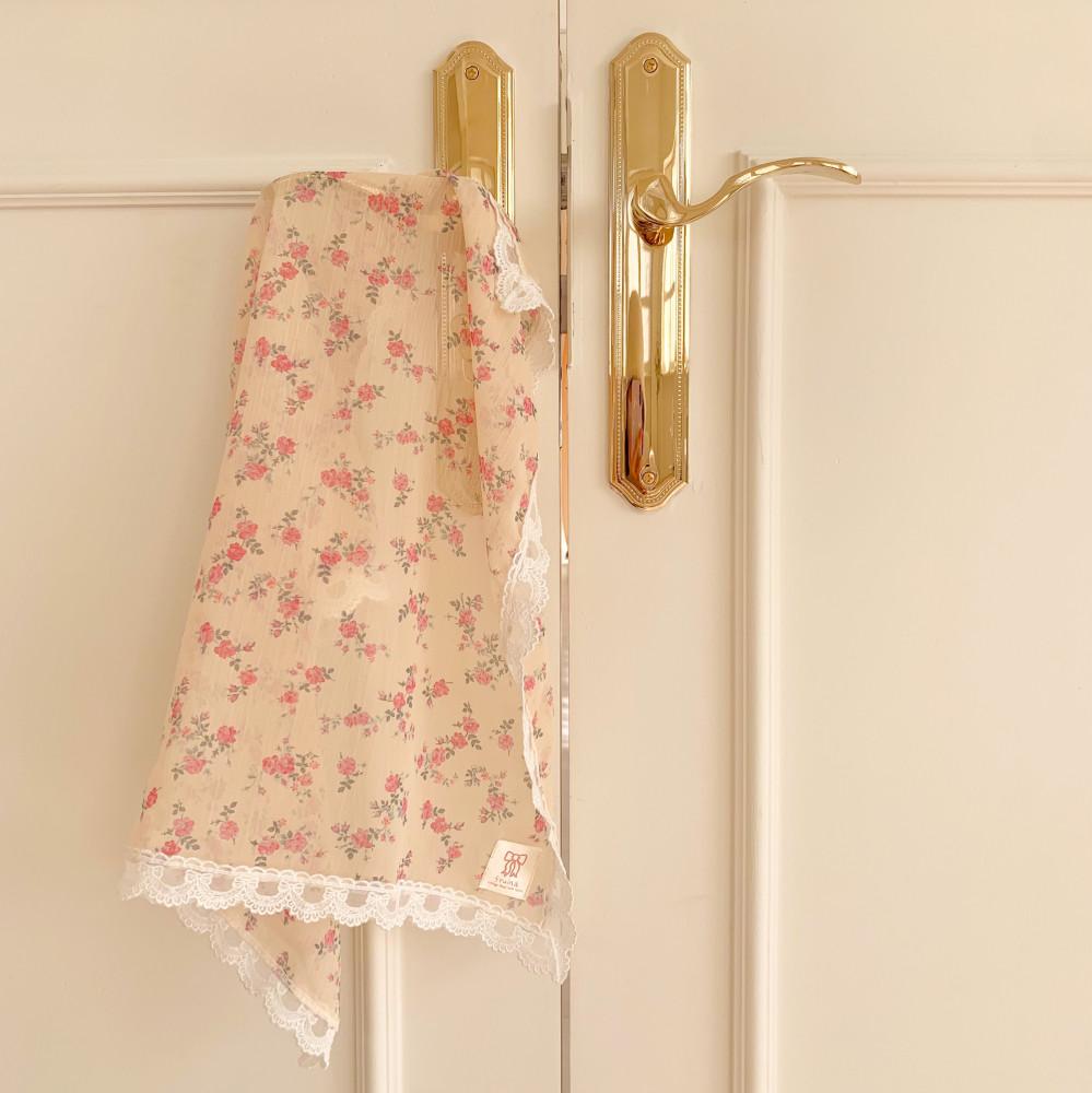 fine flowers table mat 플라워 빈티지 레이스 식탁보 테이블보 협탁보