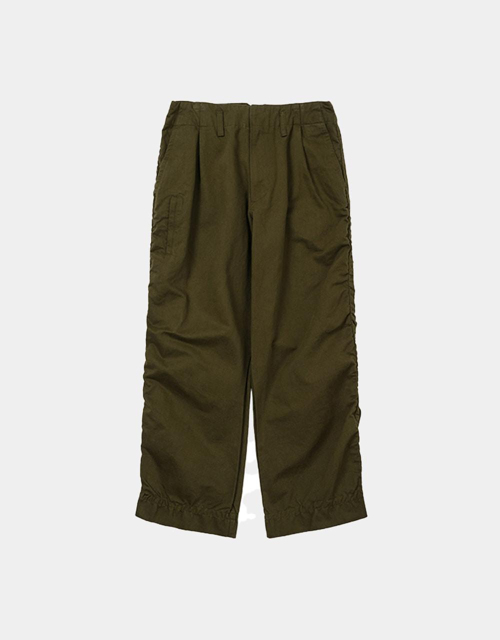 사이드 링클 팬츠 [카키]