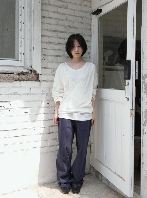 루즈 랩 커버업 가디건 (2c)