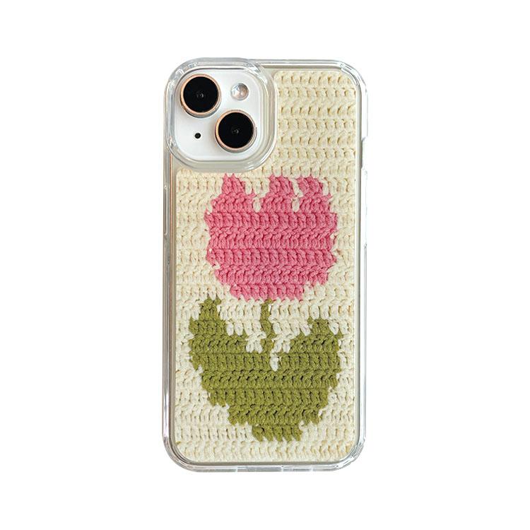 TULIP CROCHET HARD JELL CASE