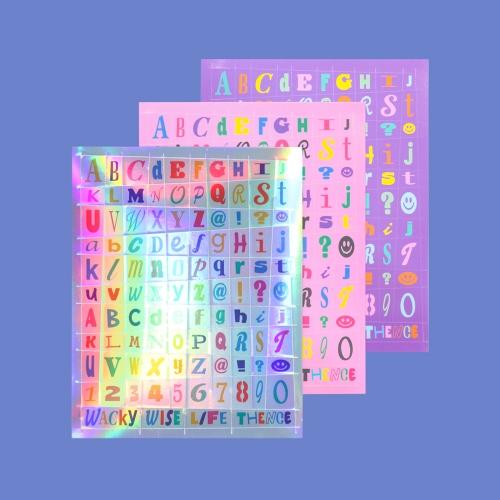 LETTER STICKER SET_VER.5
