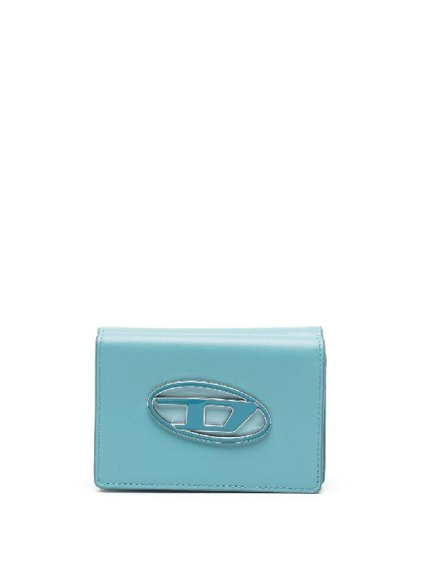 D 로고 트리폴드 지갑