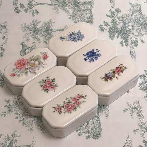 플라워 도자기 보석함