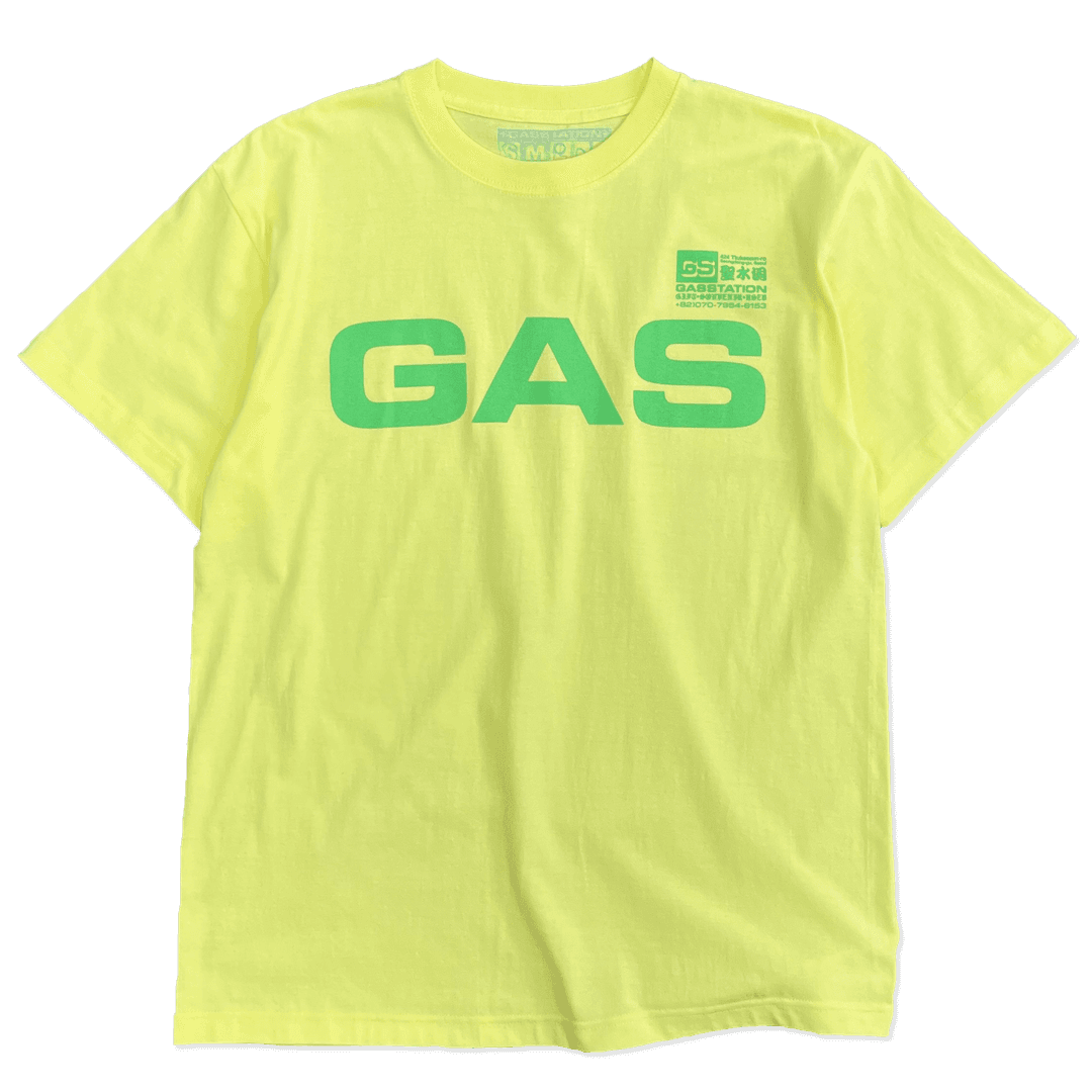 [GASSTATION] GA$ T SHIRT 002 (Lemon)
