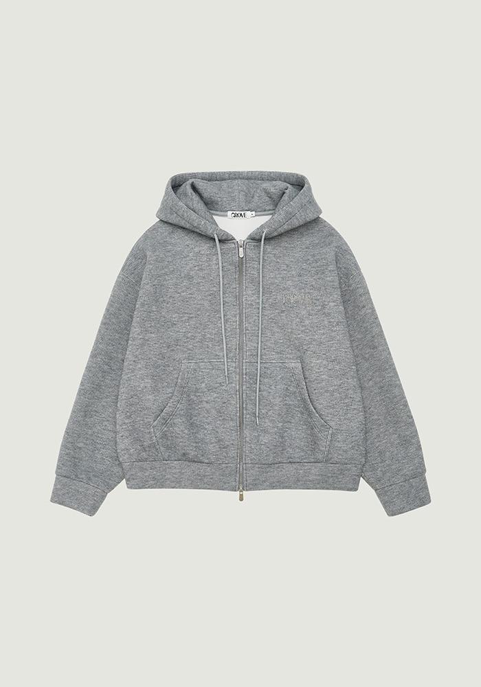 ELLA KNIT HOODIE ZIP-UP