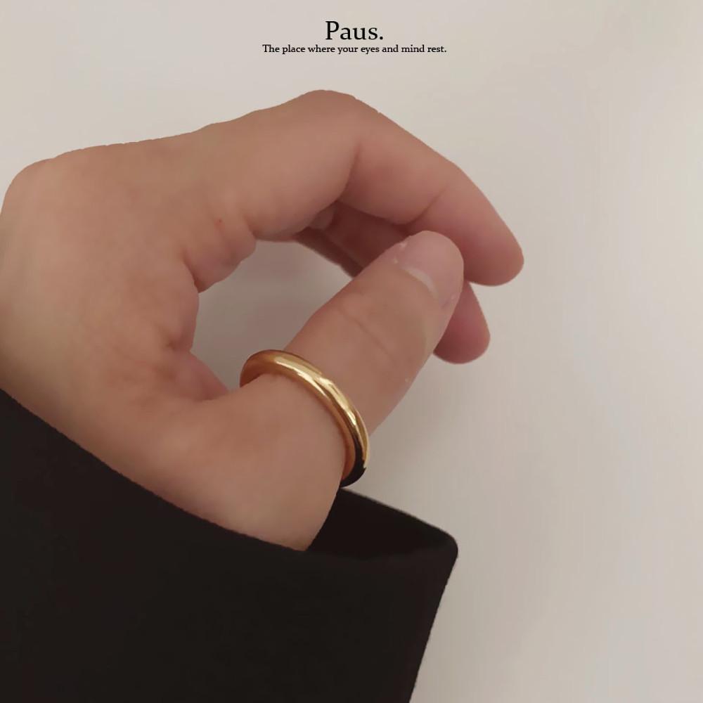 Paus. 925 silver_ 베이직 심플 링 실버반지 3mm (검지반지)