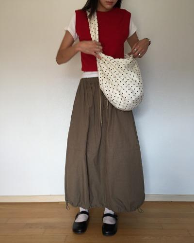 더기 [오늘출발/MD추천]도트 투웨이 크로스백 (3color) *아이보리, 블루 당일 발송 가능!