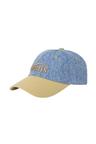 NEW LOGO DENIM BALL CAP-LIGHT BLUE DENIM/BEIGE