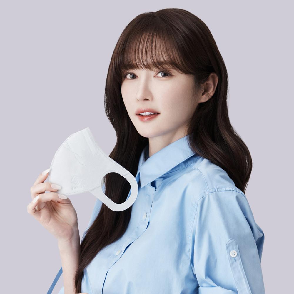 시노텍스 서인국 프리미엄라이트 귀편한 숨쉬기편한 ePTFE 얇은 새부리형 마스크 화이트 50매