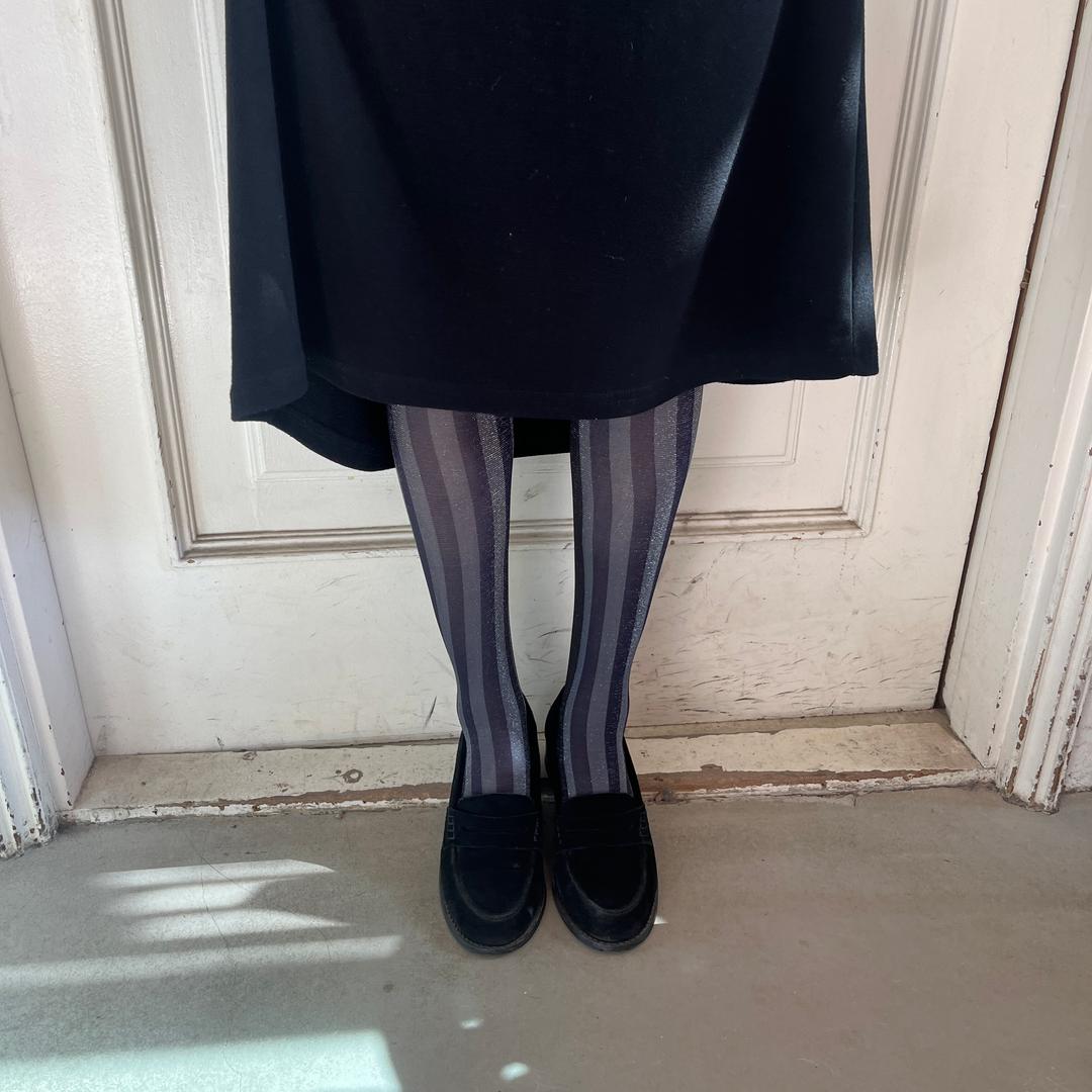 Patterned Stockings - Papillon Stripe