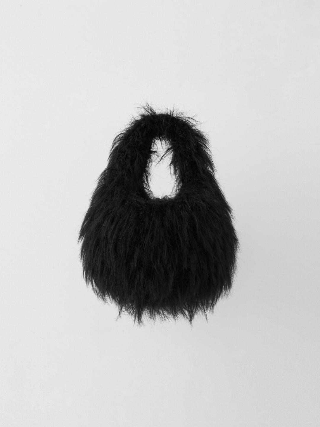 merr fur bag(black)