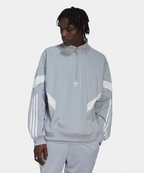 리카이브 하프집 스웨트셔츠 - 스카이블루 / HK7335