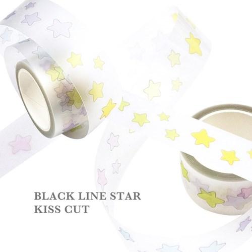 러브미모어 유테별 키스컷 마스킹테이프