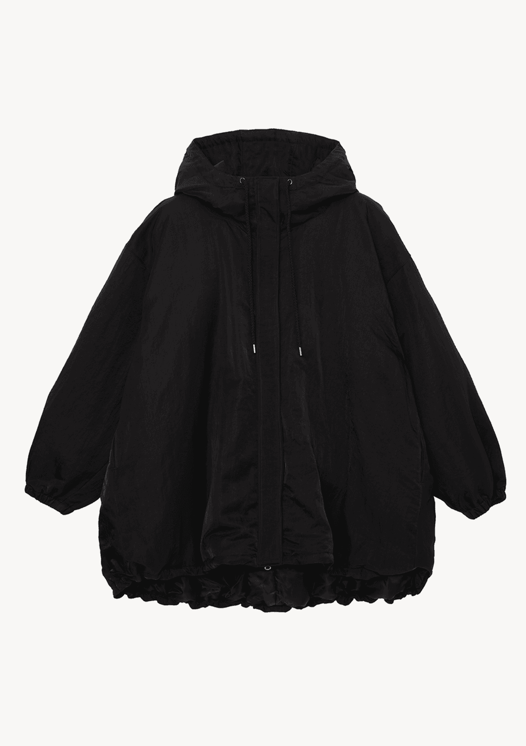 Logan Hood Jumper in Black