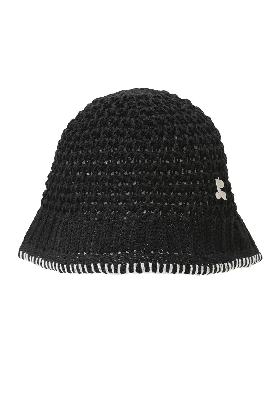 RR KNIT BUCKET HAT - BLACK
