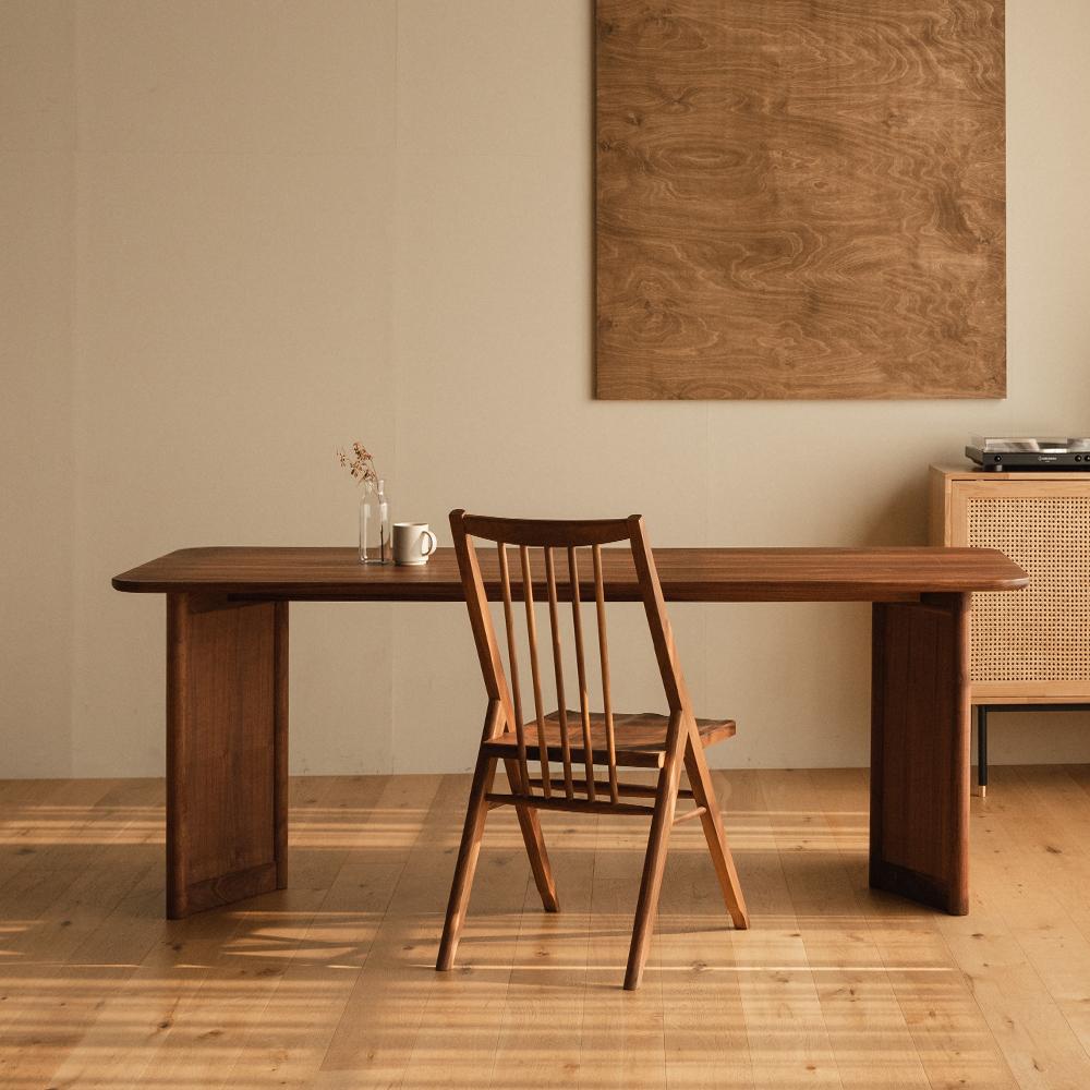 리딩 원목 테이블 월넛