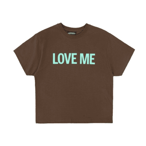 LOVE ME Half T-shirt BROWN