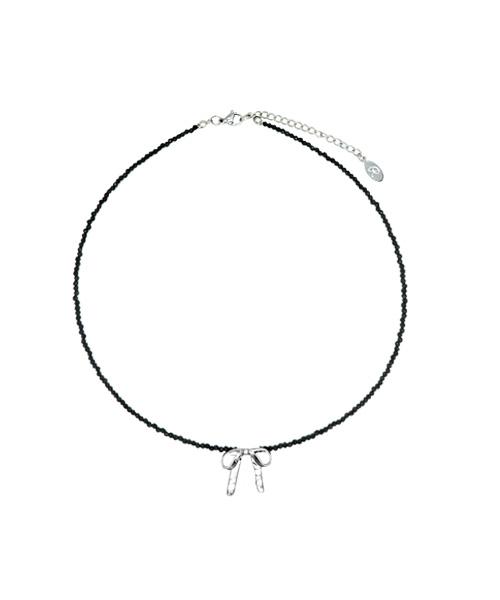 Ribbon pendant beads Necklace