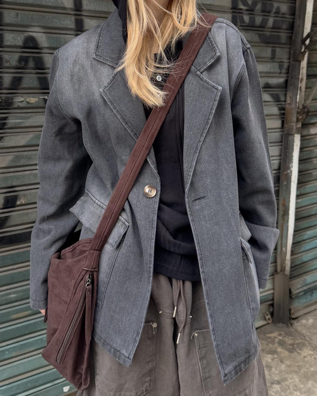 (MD PICK ♥) 레이튼 데님 블레이저 2C