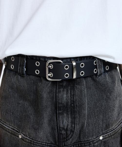 Half Eyelet Belt (Black)