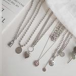 시원한 실버목걸이 여름레이어드! 나비/하이틴/하트 다양한디자인