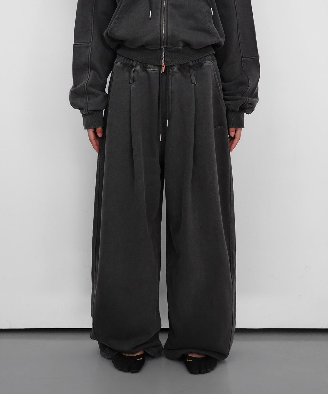 PIGMENT OVERFIT SWEAT PANTS_CHARCOAL