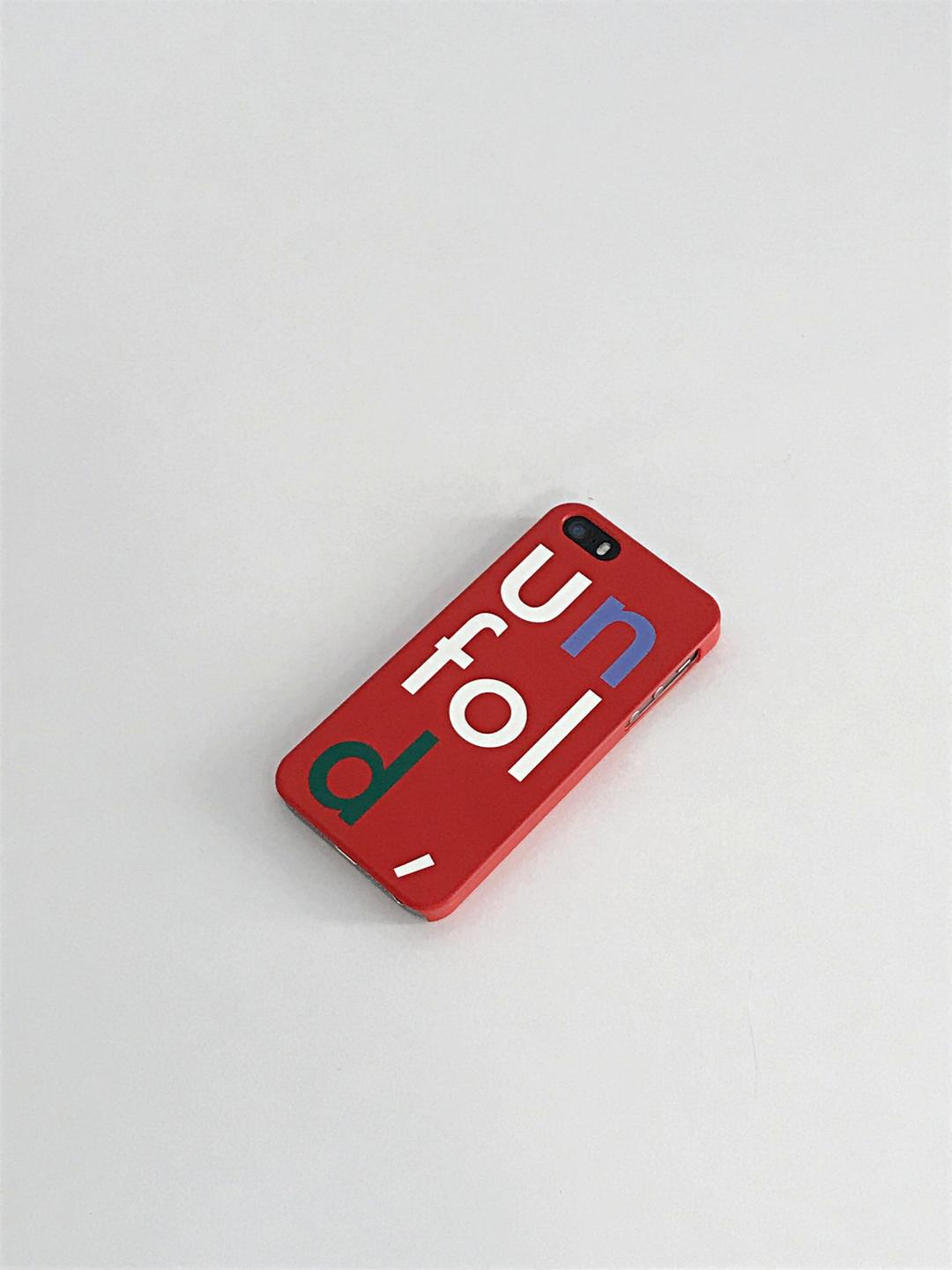 unfold iphone case - red