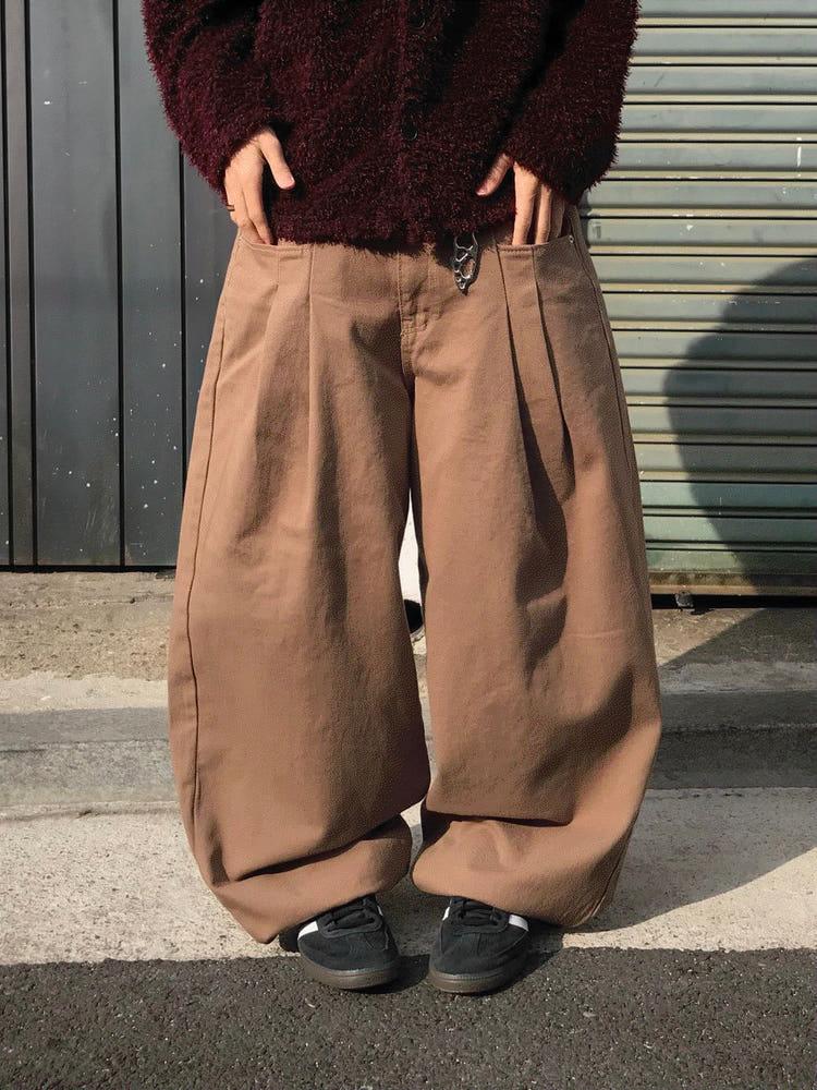 어반 핀턱 벌룬 팬츠 4C