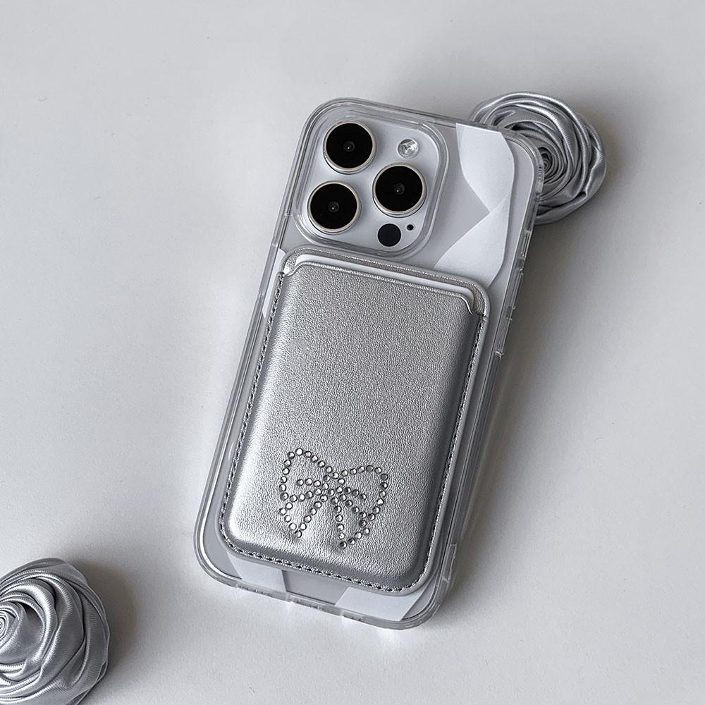 [SET] leromarin, 리본 케이스 맥세이프 (카드 지갑)