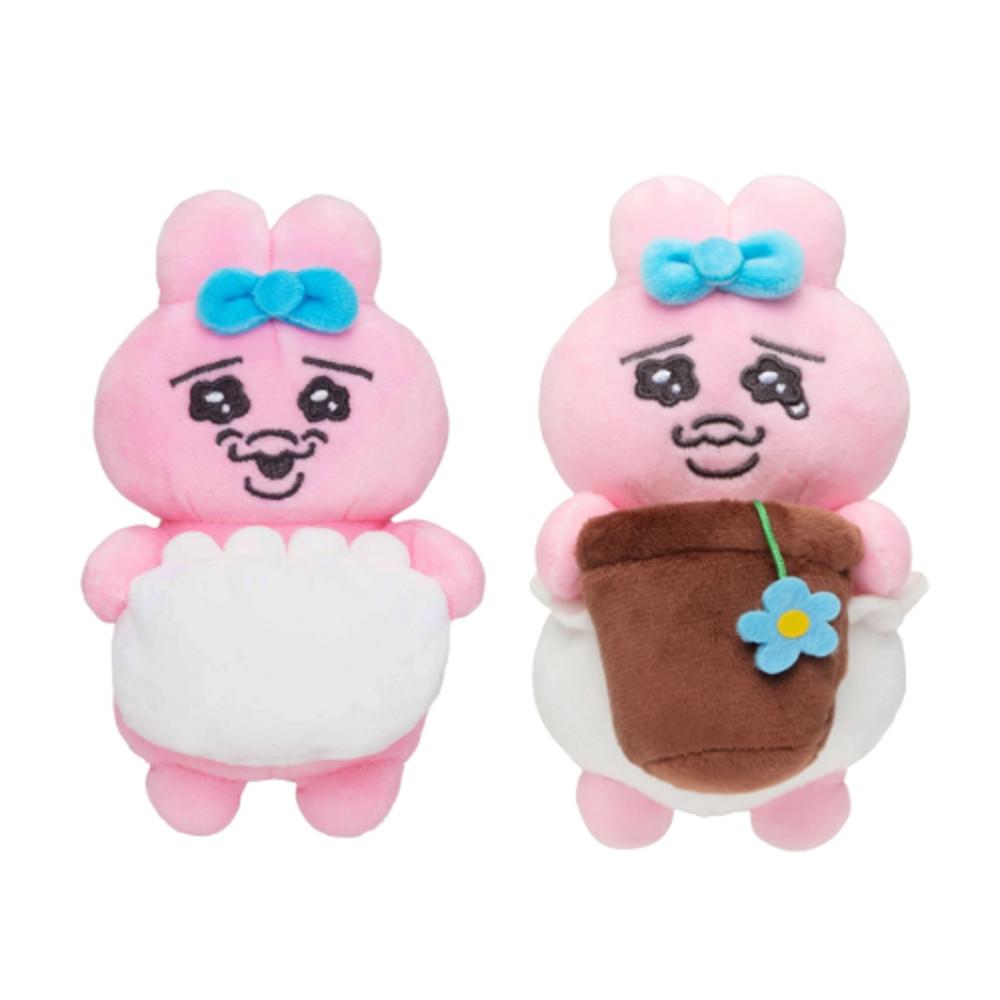 빤쮸토끼 오판츄우사기 모니터 클립 인형 봉제인형 모니터에서 지켜보는 오판츄