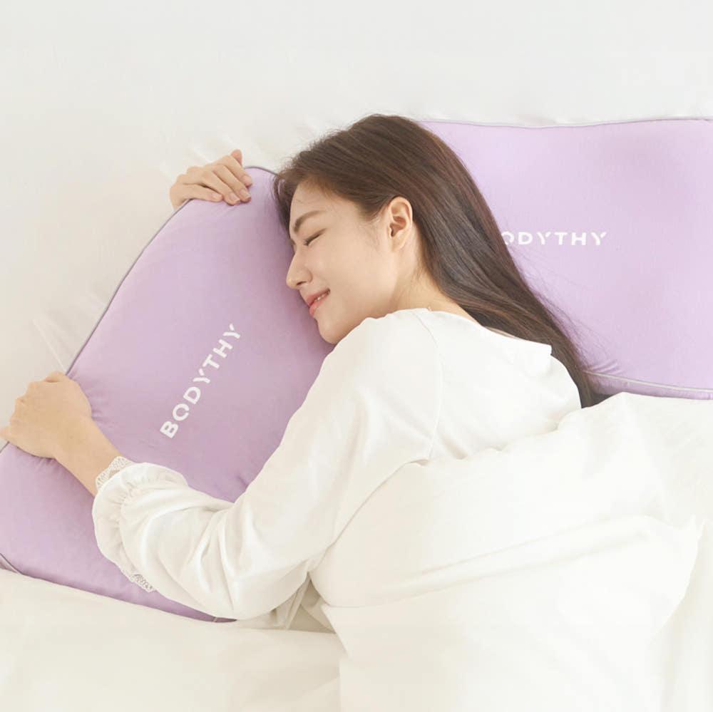 에그젤 낮은 경추 거북목 베개 숙면 빨아쓰는 TPE 엘라머 배게