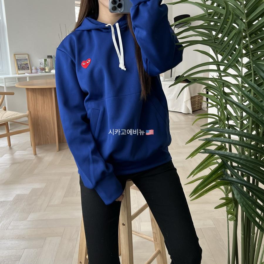 (미국 꼼데정품) Comme Des Garcons 꼼데가르송 맨즈 후드