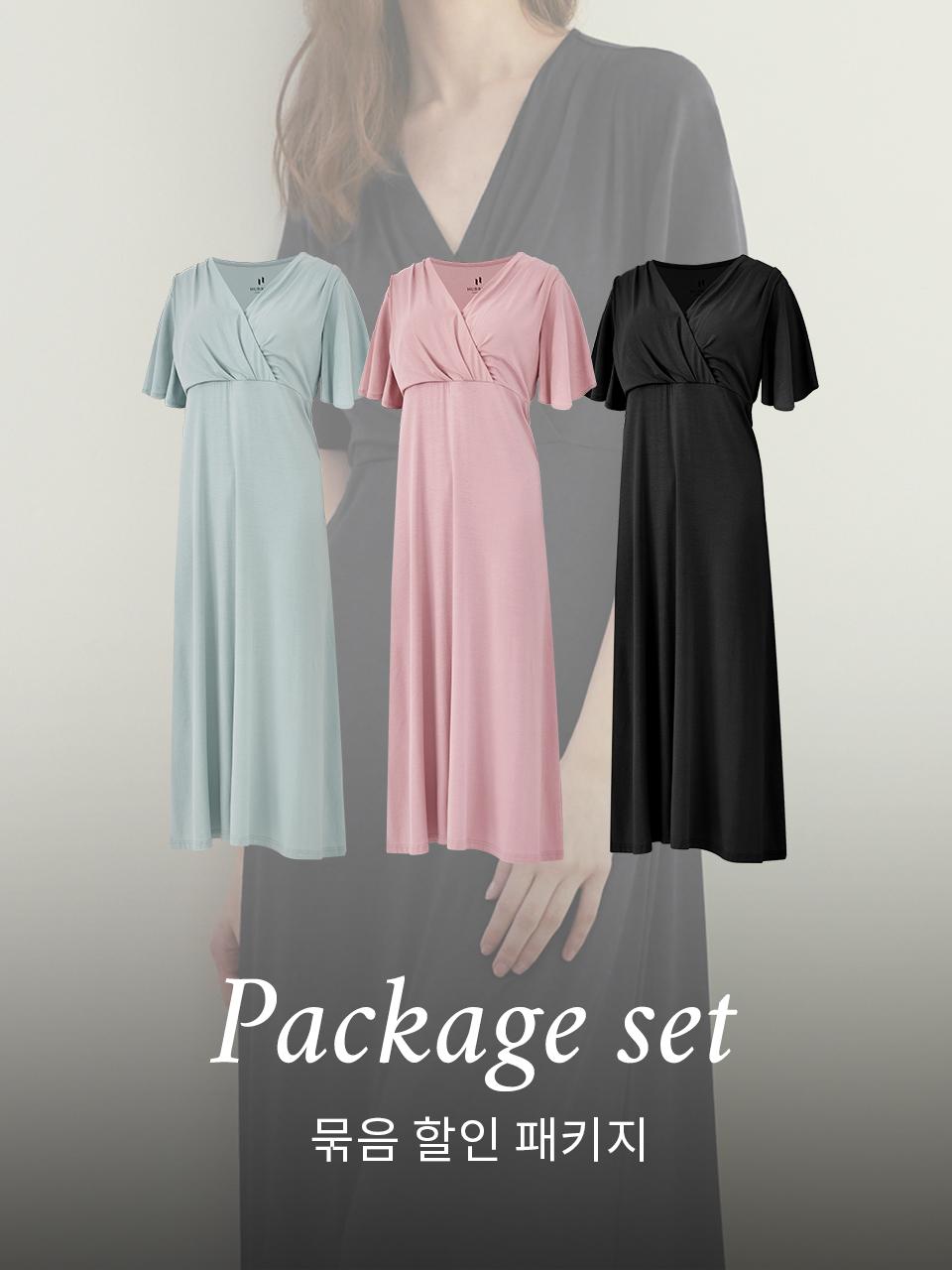 [묶음할인] 엠파이어 랩 드레스