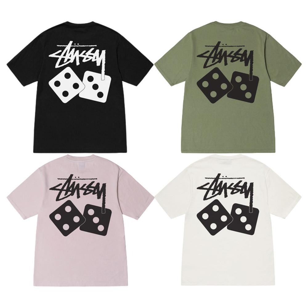 스투시 다이스 피그먼트 다이드 반팔 티셔츠 Stussy Dice Pigment Dyed T-Shirt