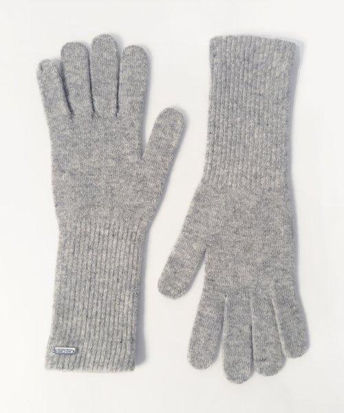 SIMPLE LONG GLOVES [LIGHT GRAY]