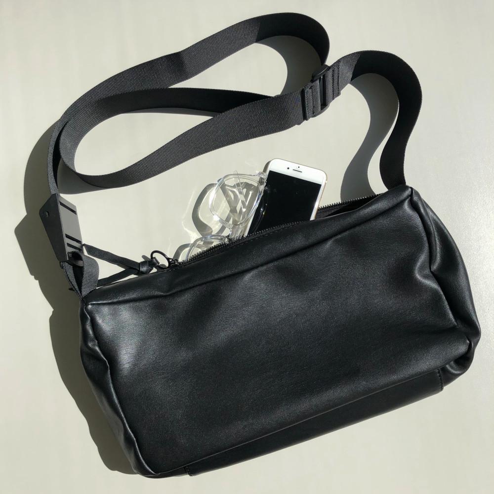 Mimimal Leather Cross Bag,남자 여자 미니멀 레더 크로스백 메신저백